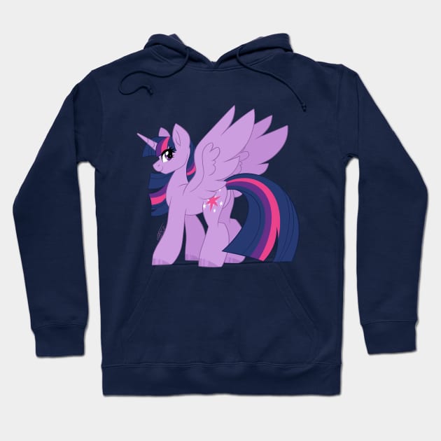 Bright Twilight Sparkle Hoodie by Marie Oliver